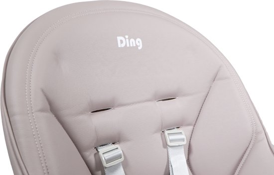 Ding Laze Kinderstoel - Grijs - Inklapbaar - Incl. tafelblad en veiligheidsriempje van DING. — afbeelding 4