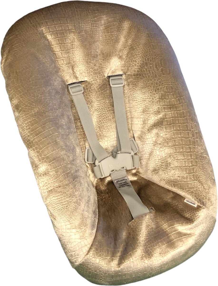 Image of #18 Newborn hoes, Zand velvet croco shiny, Stokke Tripp Trapp. Ook geschikt voor Kidsmill Up.