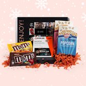 Paquet de film - cadeau de boîte de film avec pop-corn de Jimmy, M&Ms, carte-cadeau de film pour 5 à 9 meilleurs films avec evt. un message personnel - Forfait Home cinéma - meJane.com - Idéal pour la Vaderdag!