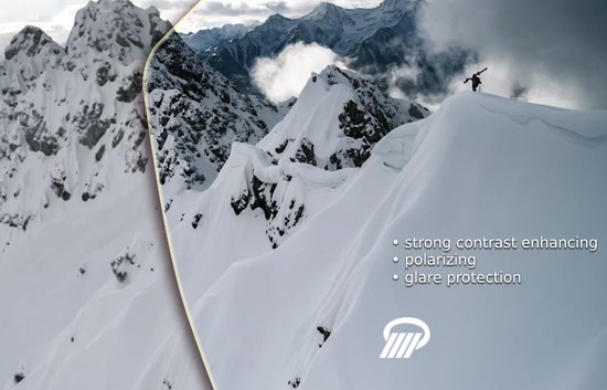 ALPINA NAKISKA Q Skibrille | Polarisierend & Kontrastverstärkend | 100% UV-Schutz