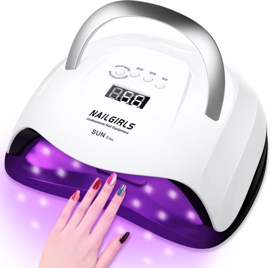 Foto: Tim nagellamp uv lamp voor nagels gellak polygel krachtige uv lamp nageldroger