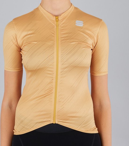 Sportful Maillot de cyclisme manches courtes Femme Or - FLARE W JERSEY GOLD - M
