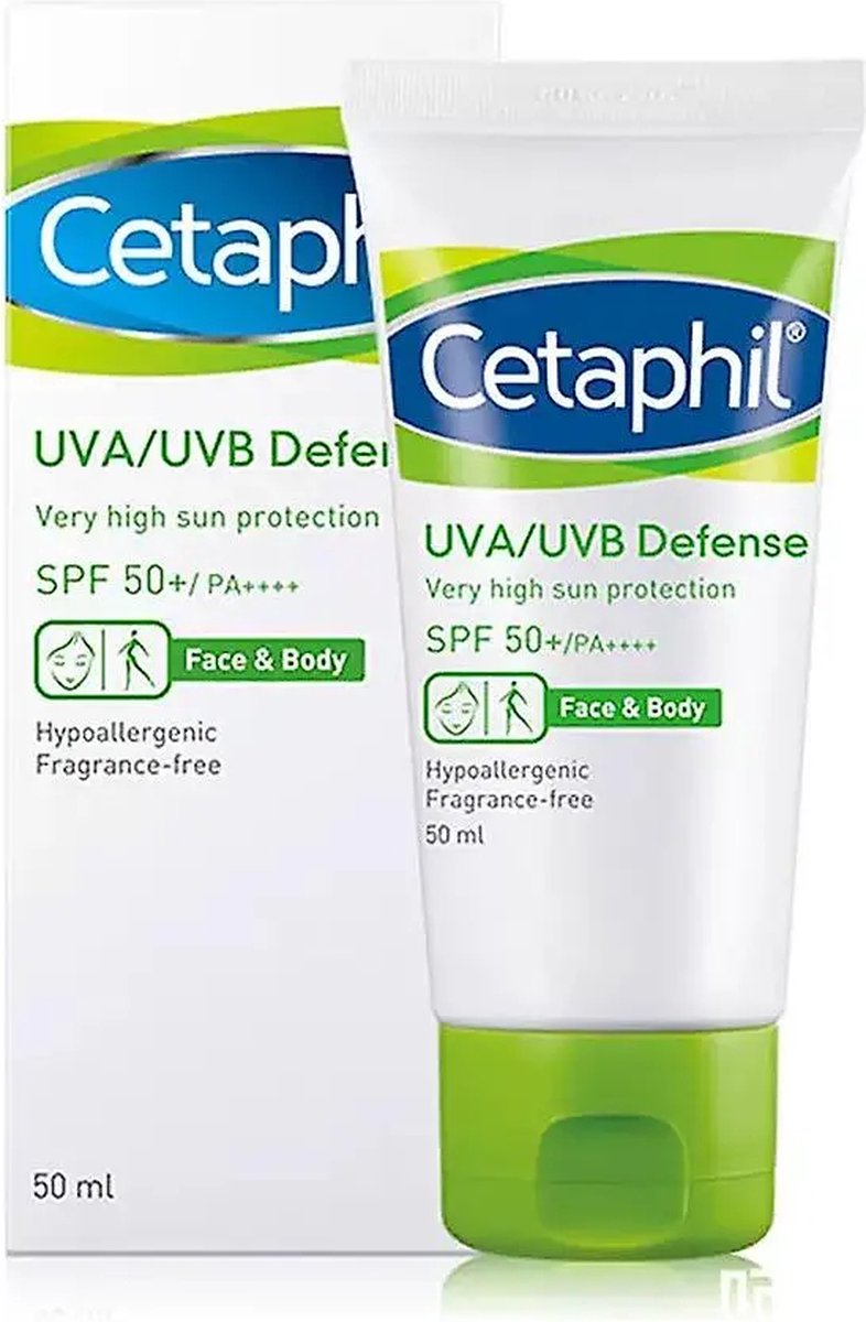 Cetaphil UVA/UVB Defense SPF 50+ Face & Body 50ml