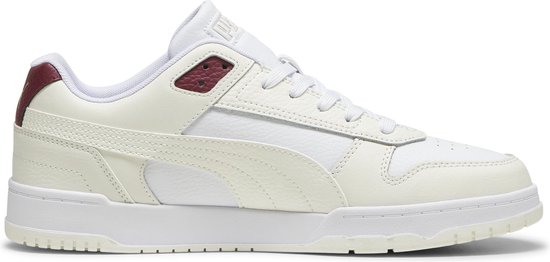 PUMA RBD Game Low Unisex Sneakers - Warm White-Puma White-Team Regal Red-PUMA Gold - Maat 44