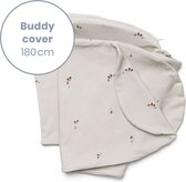 Doomoo Buddy Cover - Hoes voor Voedingskussen Buddy - Biologisch Katoen - 180 cm - Mushrooms