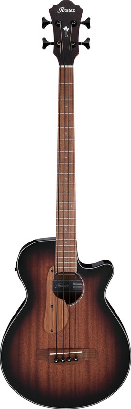 Ibanez AEGB24E-MHS Mahogany Sunburst High Gloss - Akoestische basgitaar