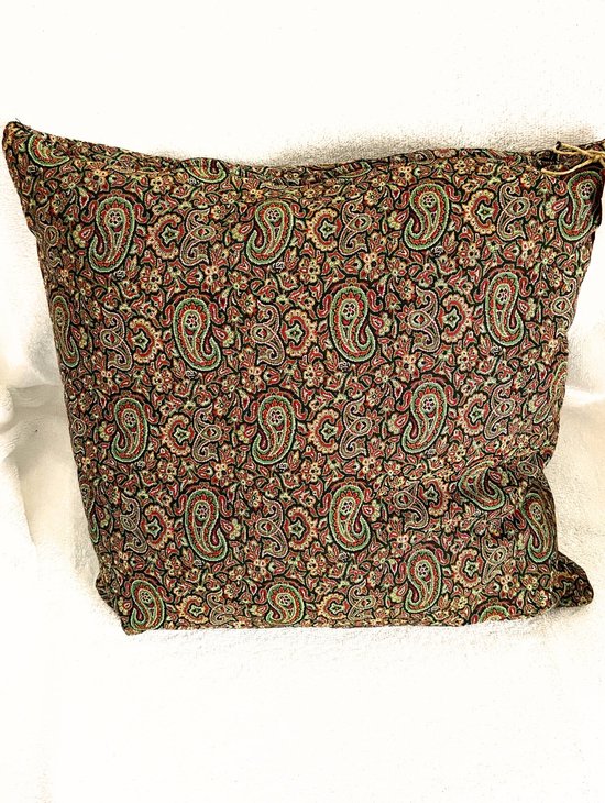 M&R design sierkussen hoes woonkamer 40x40 dubbelzijdig Perzisch zijde handgeweven Toranj