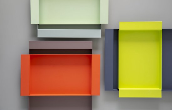 Plateau Ryo En Métal 27 X 47 Cm - Design Minimaliste, Antidérapant, Décoration Et Rangement