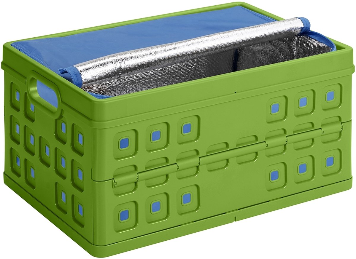 Sunware - Square Vouwkrat met Koeltas - 46L - Groen