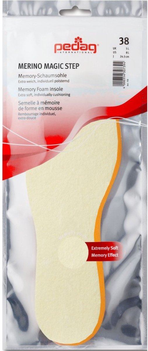 Pedag Magic Step Merino Inlegzool Met Merino wol voor warme