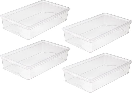 Boîte en plastique transparente 19L - Clip N' Box