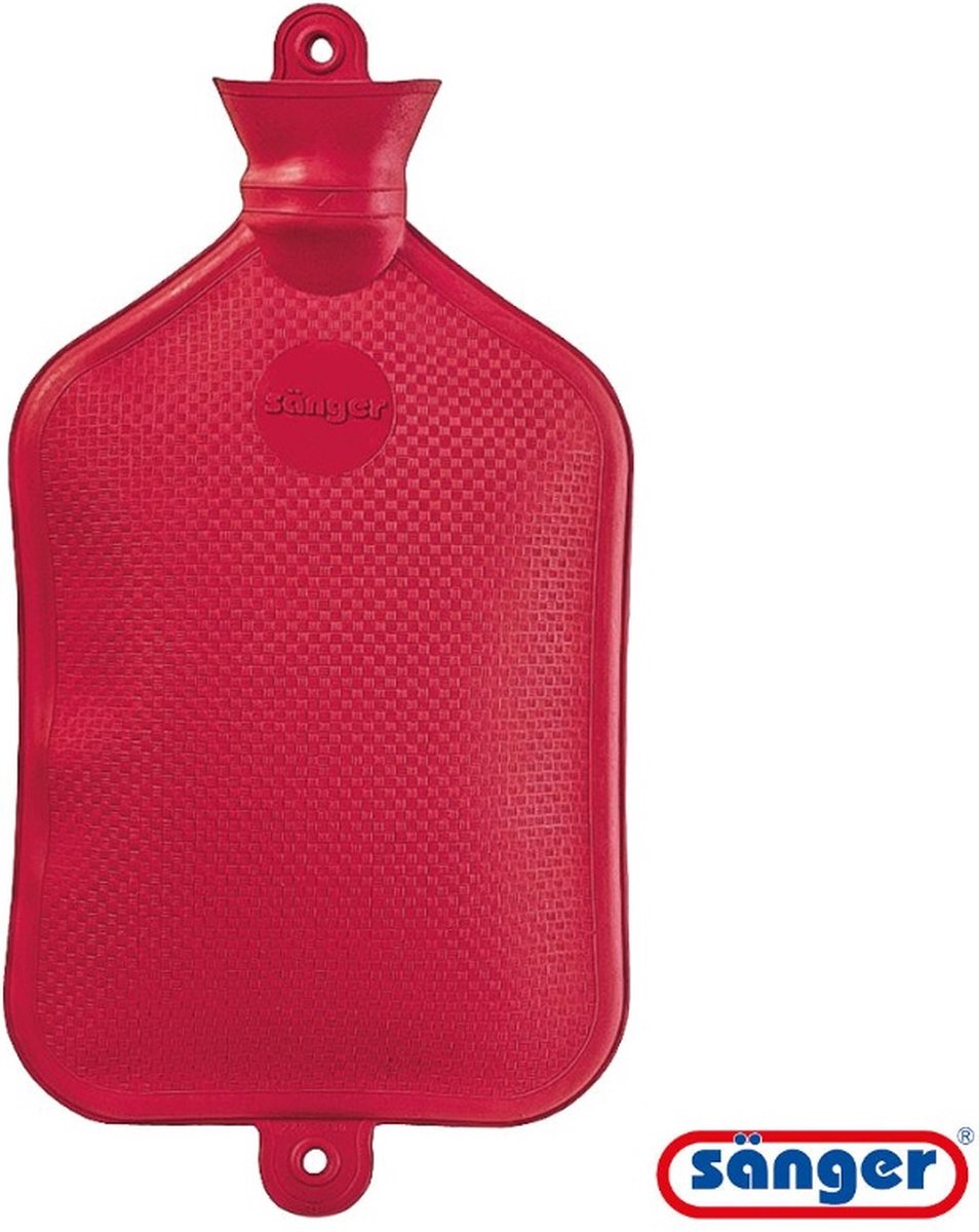 Goedkoopste Sänger - Effen Rode - Warmwaterkruik - XXL - 3 Liter