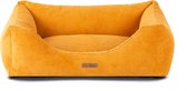 Dog's Lifestyle Orthopedische hondenmand Ribbed Okergeel M 75cm -Ook in L & XL - Wasbare hoes