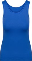 RJ Bodywear - Dames Pure Color Microfiber Tanktop Blauw Xl