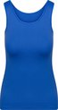 RJ Bodywear - Dames Pure Color Microfiber Tanktop Blauw Xl