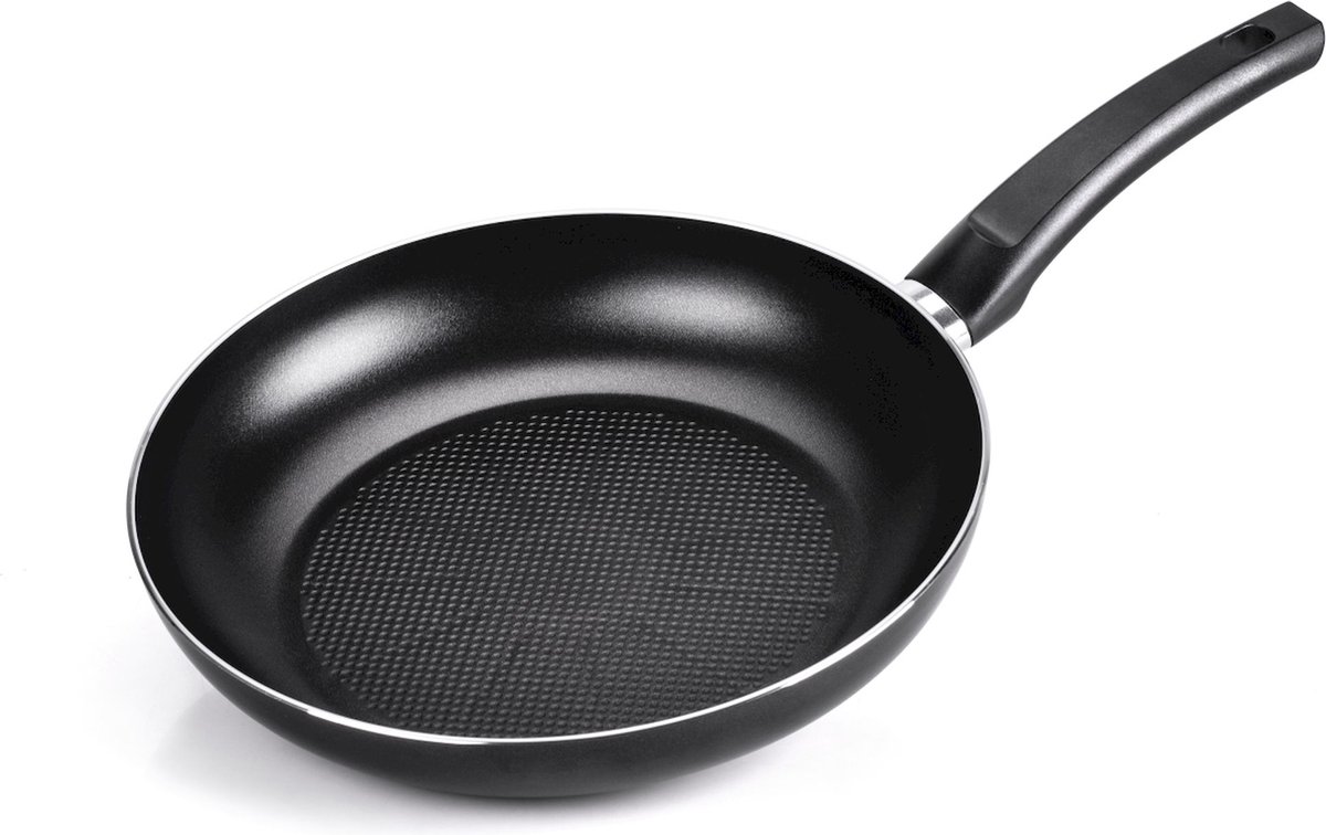 Moneta - Gea Koekenpan Ø 28 cm - Gerecycled Aluminium - Zwart -
