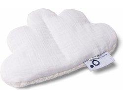 foto van Doomoo Snoogy Cloudy White - Zachte Warmtekussen en Knuffel - Gevuld met Koolzaad en Lavendel