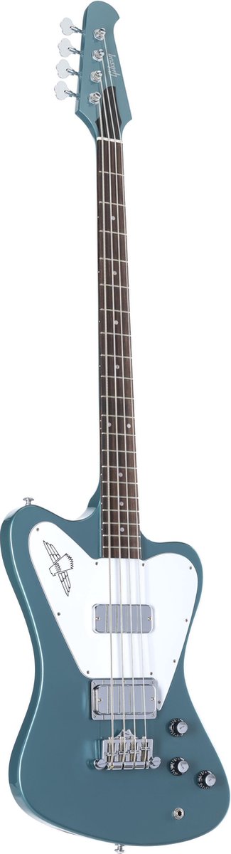 Gibson Non-Reverse Thunderbird Faded Pelham Blue - Elektrische basgitaar