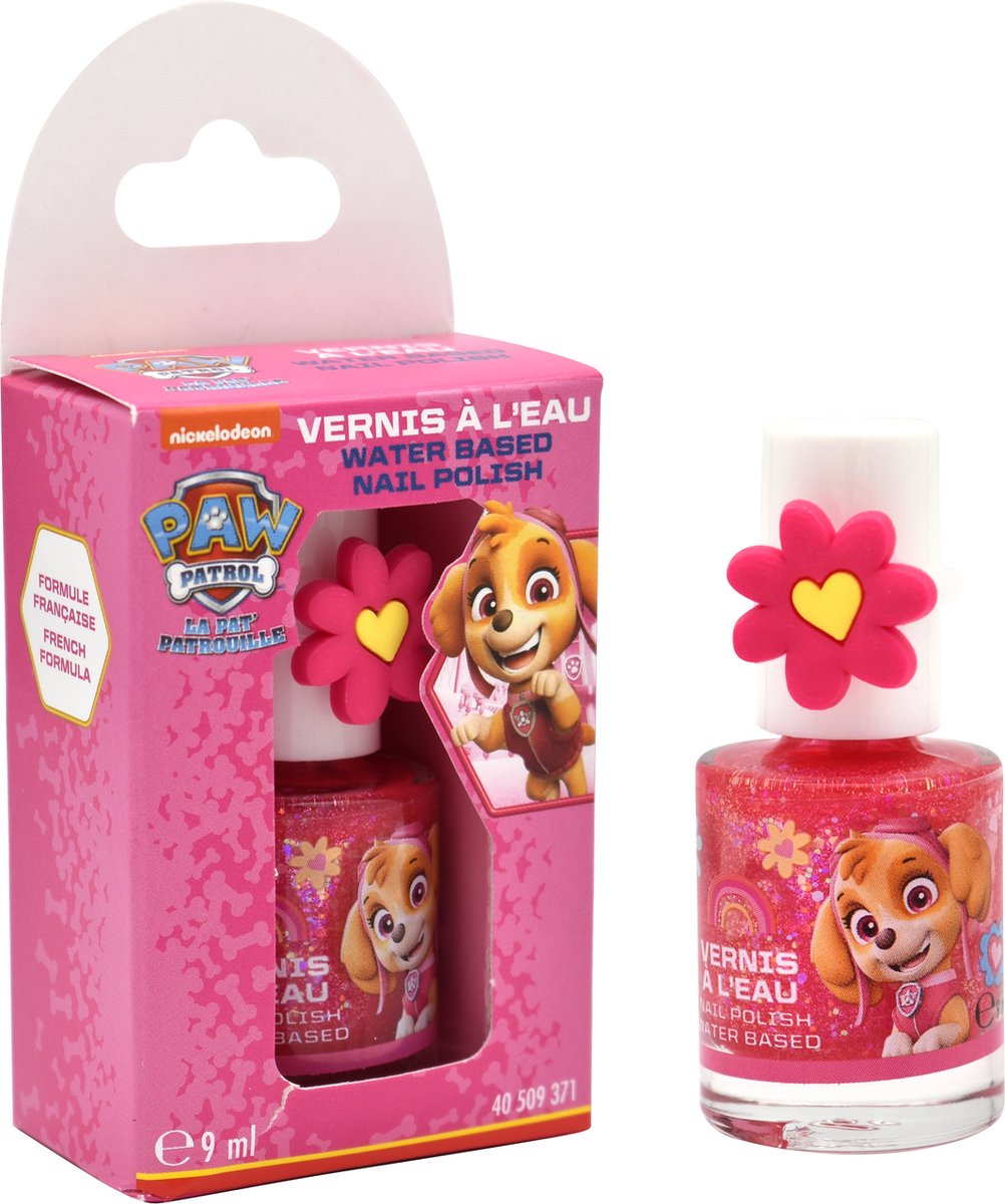 Goedkoopste Paw Patrol Glitter Nagellak - Afwasbaar - Waterbasis - 9ml