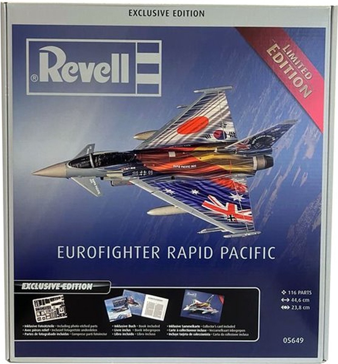 1:72 Revell 05649 Eurofighter Rapid Pacific - Platinum Edition - Geschenkset Plastic Modelbouwpakket