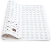 Tatkraft DETAIL Tapis de douche robuste Wit , antidérapant, 60 x 60 cm, tapis antidérapant extra large, douche avec 134 ventouses puissantes pour seniors et bébés, tapis de bain, lavable en machine