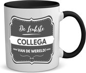 Akyol - de leukste collega koffiemok - theemok - zwart - Collega - beste collega - werk - afscheidscadeau - verjaardagscadeau - kado - 350 ML inhoud