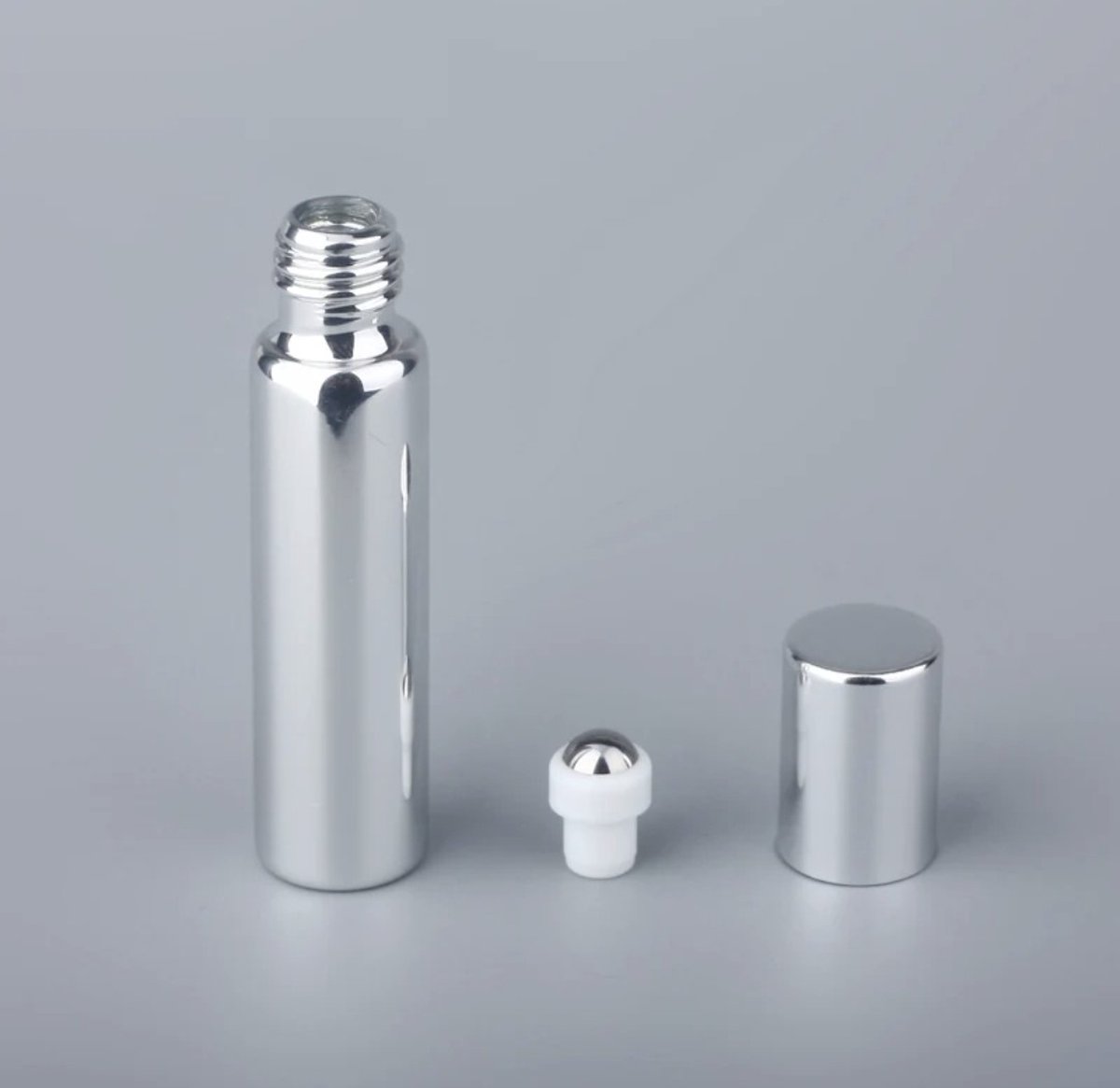 Essentiële olie roller flesjes - Glanzend zwart - 10 ml - 3 stuks - Rollerflesjes - Parfum rol-on fles - Rvs bal. — cadeau in Cadeau-ideeën - foto 4
