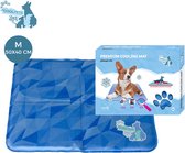 CoolPets Premium Koelmat – Koelmat hond – Hondenmat voor verkoeling – Anti-slip mat – Non flow coolgel – Koelmat voor lang gebruik – 50 x 40 cm – Maat M