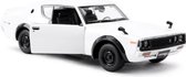 Nissan Skyline 2000 GT-R 1973 (Wit) (20 cm) 1/24 Maisto {Modelauto - Schaalmodel - Miniatuurauto - Speelgoed}