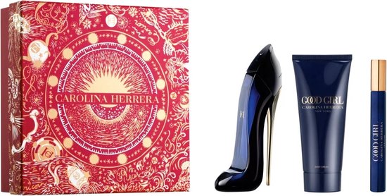 Perfume Feminino Carolina Herrera Kit Good Girl Eau de Parfum 80Ml + Body  Lotion 100M + Travel Size 10Ml - Del Mondo