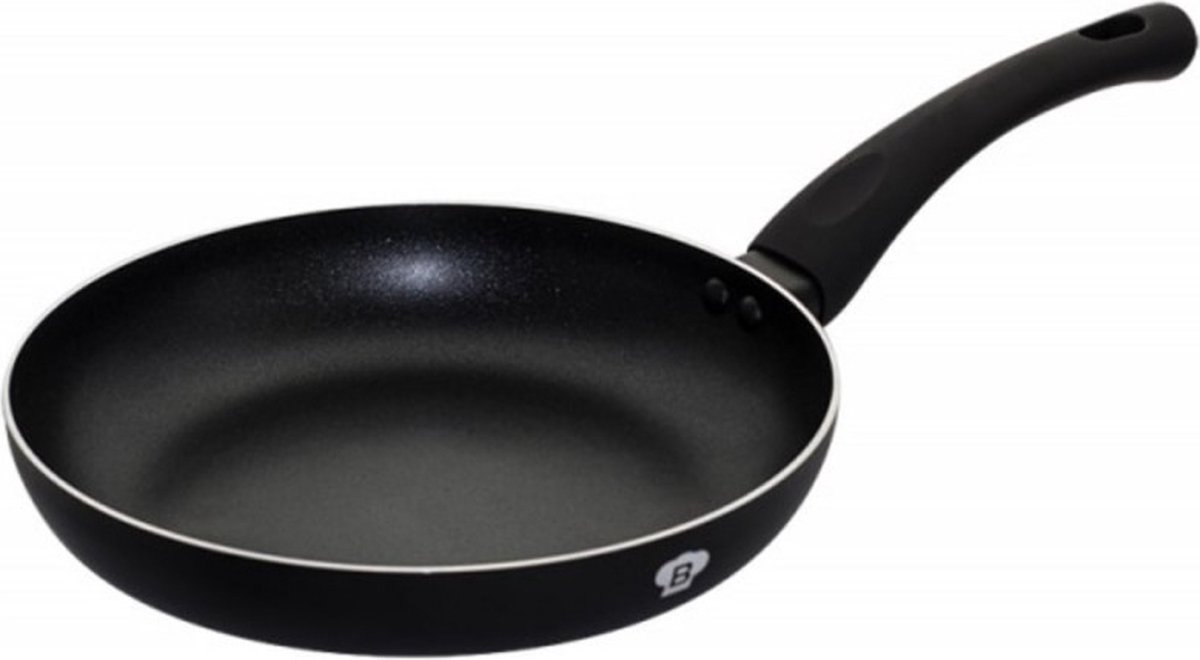 Blaumann 3346 - Antiaanbakpan 24 cm met drievoudige diamantcoating, turbo-inductiebodem en soft-touch handgreep