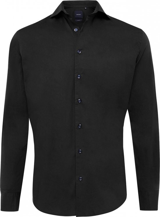 TRESANTI | NILO I Basic katoenen overhemd | zwart | Size 38