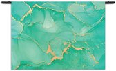 Mezo Wandkleed Marmer Look Colored 07 Rechthoek Horizontaal XL (105 X 150 CM) - Wandkleden - Met roedes