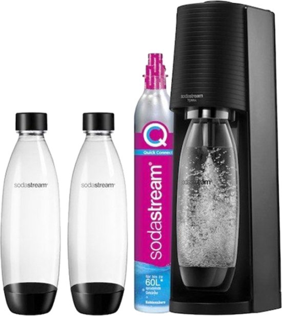 SodaStream Terra Megapack - Zwart - Incl 2x 1L fles