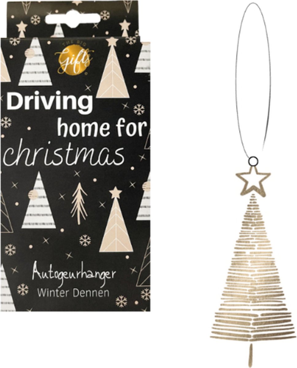 Autogeurhanger | Parfum | Driving Home For Chirstmas | Winter Dennen | Kerst | Cadeau