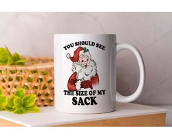 Mok You Should See The Size of My Sack - Christmas - Gift - Cadeau - HolidaySeason - MerryChristmas - ChristmasTree - WinterWonderland - SeasonsGreetings - HolidayCheer - HappyHolidays