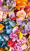 Fotobehang - Vintage Flowers 150x250cm - Vliesbehang