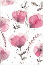 FRITSY - Kaart 'Bloemen Roze' - 5 stuks