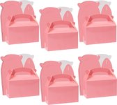 Belle Vous Roze Papieren Geschenk Doosjes (24 Pak) – 15,7 x 9 x 15 cm – Geschenk Doosjes voor Cadeaus, Huwelijk, Verjaardags Geschenken, Loot Box, Goodies en Meer