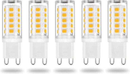 Kbstronics G9 LED Lamp 5 pack - 5 W - 3000 Kelvin - Warm Wit - energiezuinig - 400 lumen