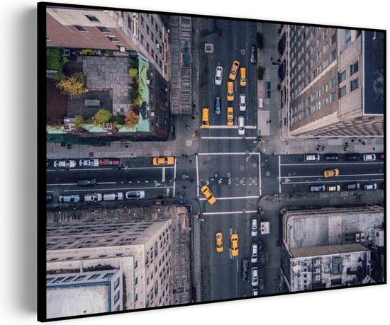 Akoestisch Schilderij 5th Avenue New York Rechthoek Horizontaal Basic XXL (150 x 107 CM) - Akoestisch paneel - Akoestische Panelen - Akoestische wanddecoratie - Akoestisch wandpaneel