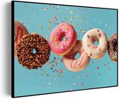 Akoestisch Schilderij Donuts Rechthoek Horizontaal Pro XXL (150 x 107 CM) - Akoestisch paneel - Akoestische Panelen - Akoestische wanddecoratie - Akoestisch wandpaneel
