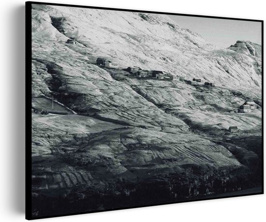 Akoestisch Schilderij Gletsjer Rechthoek Horizontaal Pro XXL (150 x 107 CM) - Akoestisch paneel - Akoestische Panelen - Akoestische wanddecoratie - Akoestisch wandpaneel