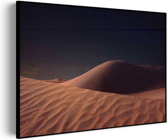 Akoestisch Schilderij De woestijn Rechthoek Horizontaal Pro XL (120 x 86 CM) - Akoestisch paneel - Akoestische Panelen - Akoestische wanddecoratie - Akoestisch wandpaneel