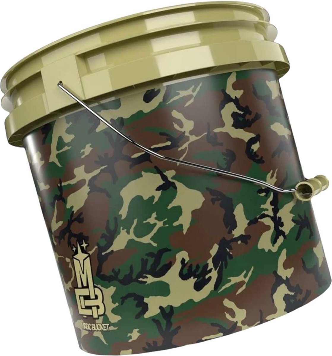 Emmer Magic Bucket Camouflage Groen 13 liter