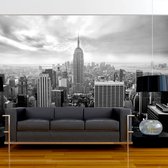 Fotobehangkoning - Behang - Vliesbehang - Fotobehang Vintage New York - Old New York - 250 x 175 cm