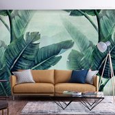 Fotobehangkoning - Behang - Vliesbehang - Fotobehang - Magic Plants - Botanische Planten - Exotische Jungle Bladeren - 100 x 70 cm