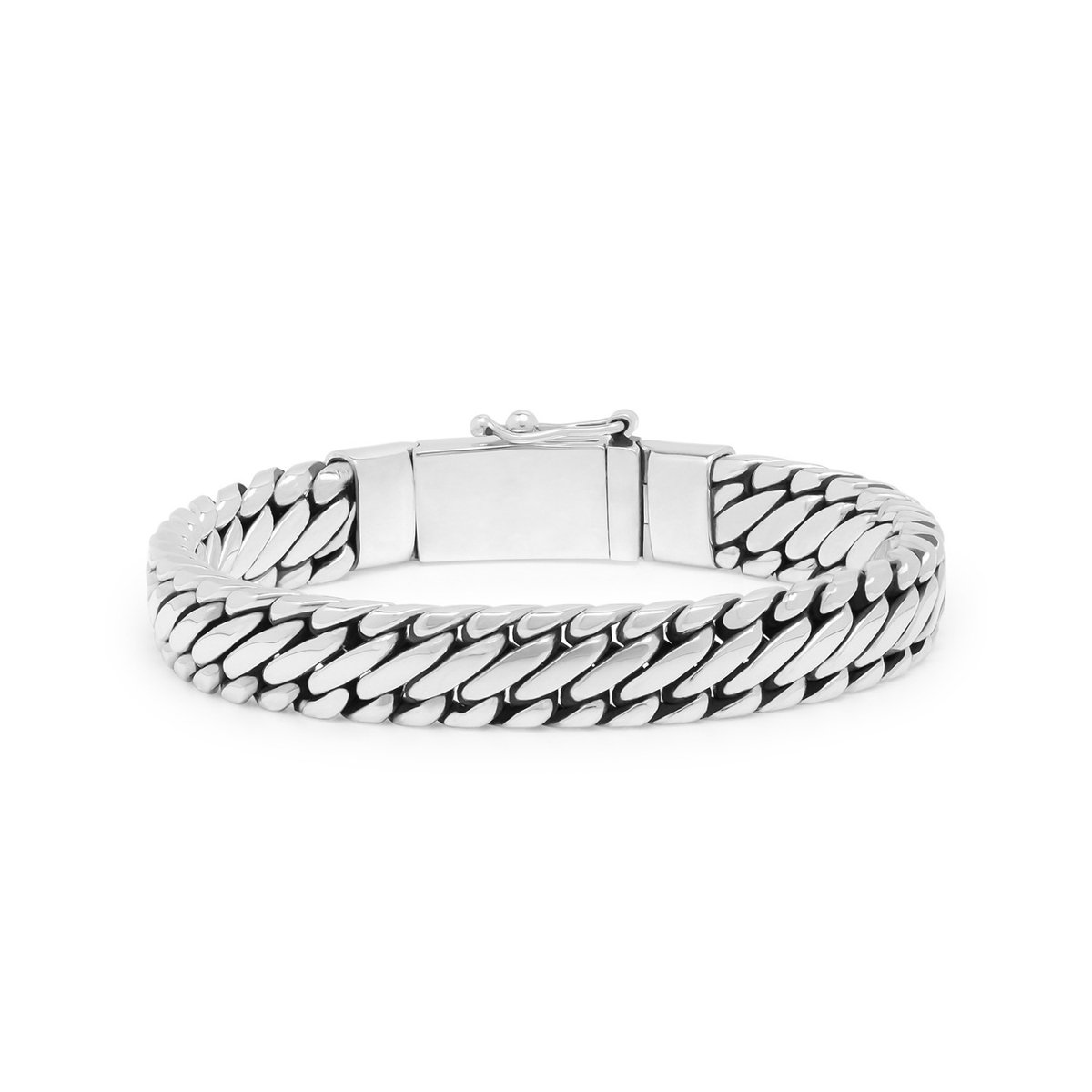 SILK Jewellery - Zilveren Armband - Bold - 695.22 - Maat 22,0