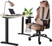 X-Rocker - Chaise de bureau ergonomique Onyx Poudre/Gris ardoise