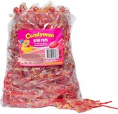 Candyman - Wine Pops - Rode Vruchten - 175 lollies